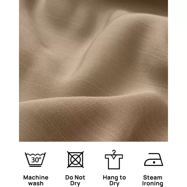 imageZESICA Womens 2023 Summer Boho Spaghetti Strap Square Neck Solid Color Ruffle A Line Beach Long Maxi DressKhaki