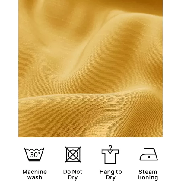 imageZESICA Womens 2023 Summer Boho Spaghetti Strap Square Neck Solid Color Ruffle A Line Beach Long Maxi DressMustard