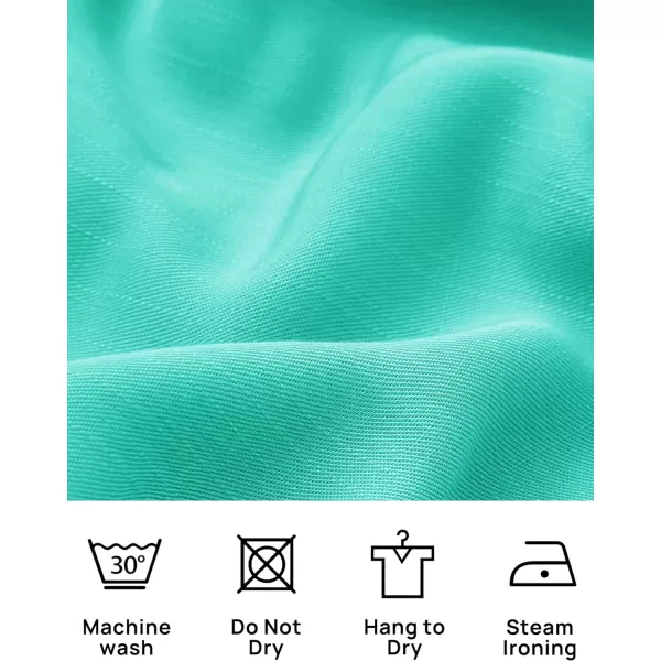 imageZESICA Womens 2023 Summer Boho Spaghetti Strap Square Neck Solid Color Ruffle A Line Beach Long Maxi DressPeacock