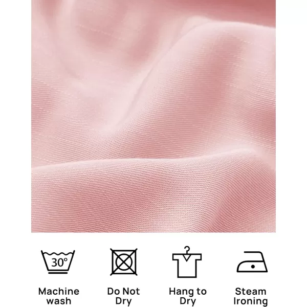 imageZESICA Womens 2023 Summer Boho Spaghetti Strap Square Neck Solid Color Ruffle A Line Beach Long Maxi DressPink