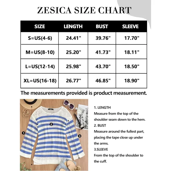 imageZESICA Womens 2023 Summer Crochet Hollow Out Long Sleeve Beach Bikini Swimsuit Mesh Cover Up Tunic TopZESICA Womens 2023 Summer Crochet Hollow Out Long Sleeve Beach Bikini Swimsuit Mesh Cover Up Tunic Top
