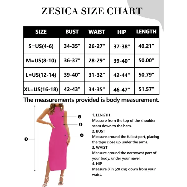 imageZESICA Womens 2023 Summer Knitted Sweater Dress Sleeveless Mock Neck Ribbed Side Slit Bodycon Tank Midi DressesRose