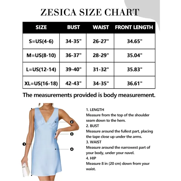 imageZESICA Womens 2023 Summer Satin V Neck Sleeveless Backless Tie Waist Silky Cocktail Club Party Mini DressZESICA Womens 2023 Summer Satin V Neck Sleeveless Backless Tie Waist Silky Cocktail Club Party Mini Dress