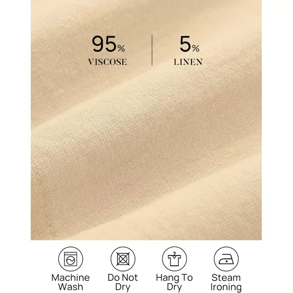 imageZESICA Womens 2023 Summer Two Piece Outfits Linen Crew Neck Tank Crop Top and Shorts 2 Piece Lounge Matching SetApricot
