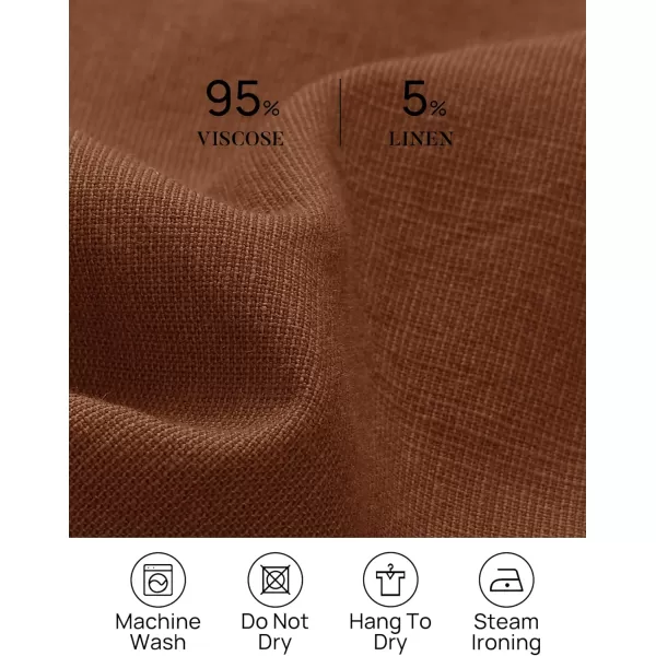 imageZESICA Womens 2023 Summer Two Piece Outfits Linen Crew Neck Tank Crop Top and Shorts 2 Piece Lounge Matching SetBrown
