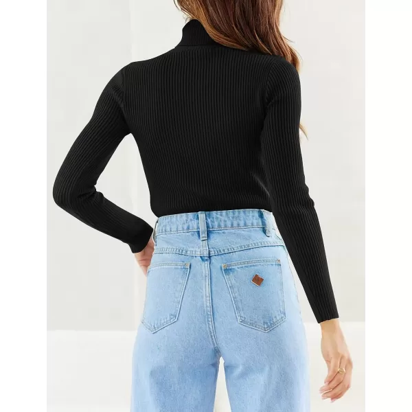 imageZESICA Womens 2023 Turtleneck Long Sleeve Knit Shirts Fall Basic Tops Slim Fitted Ribbed SweaterZESICA Womens 2023 Turtleneck Long Sleeve Knit Shirts Fall Basic Tops Slim Fitted Ribbed Sweater