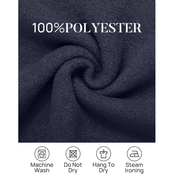 imageZESICA Womens 2023 Winter Long Sleeve 14 Zipper V Neck Loose Fuzzy Knitted Chunky Warm Pullover Sweater Jumper TopsNavy