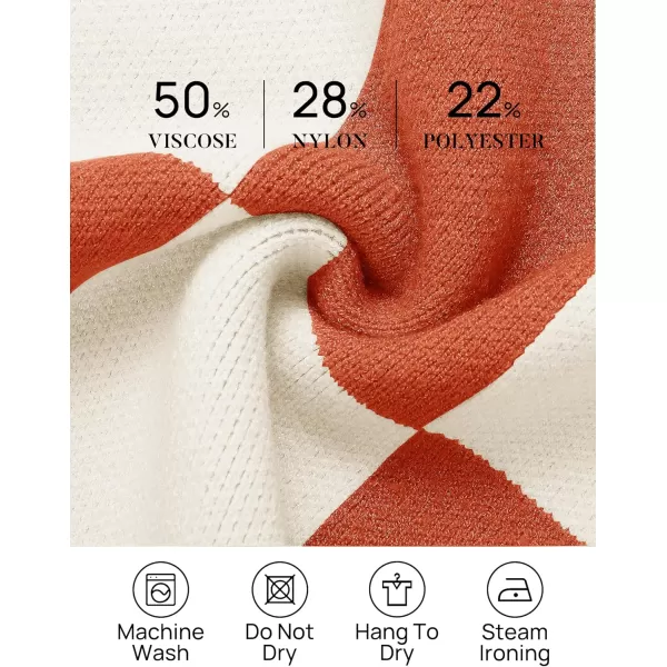 imageZESICA Womens 2024 Casual Long Sleeve Cardigan V Neck Button Down Open Front Knit Loose Oversized Sweater CoatBrickred