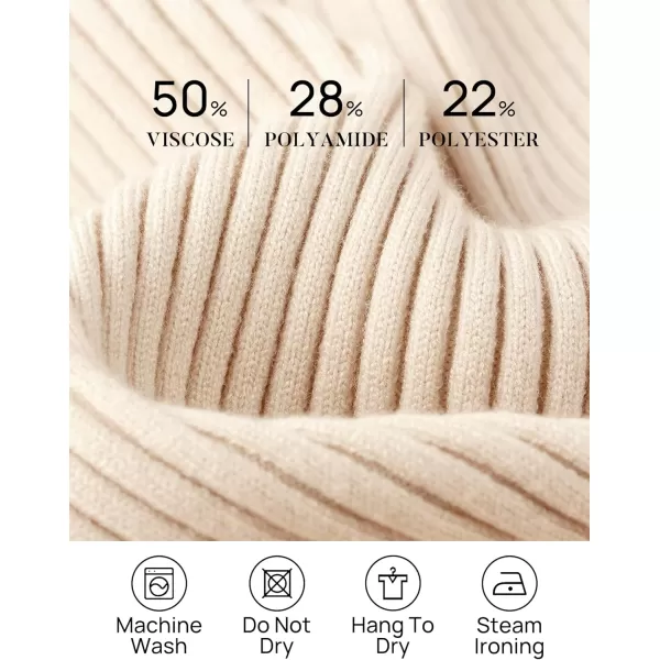 imageZESICA Womens 2024 Fall Long Sleeve V Neck T Shirts Ribbed Knit Sweater Slim Fit Solid Basic Casual Tee TopsApricot
