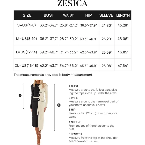 imageZESICA Womens 2024 Fall Ribbed Knit Sweater Dress Elegant Long Sleeve Crewneck Tie Waist Slim Fit Bodycon Midi DressesBlack