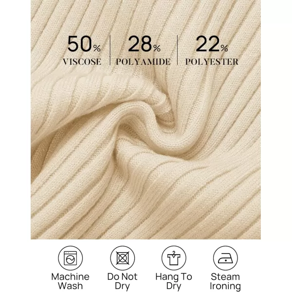imageZESICA Womens 2024 Ribbed Tank Tops Summer Sleeveless V Neck Shirts Casual Sexy Slim Fitted Basic Knit TeesBeige