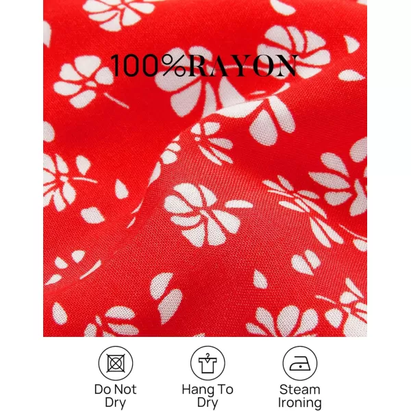 imageZESICA Womens 2024 Summer Boho Floral Print Square Neck Ruffle Swing Beach Long Maxi DressCherry