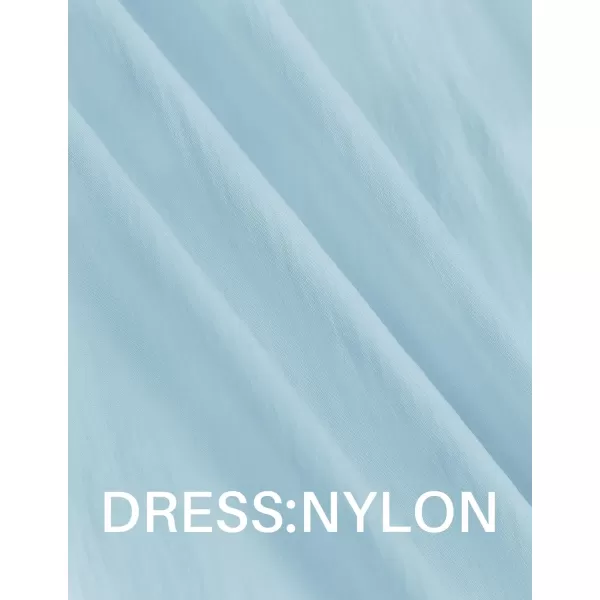 imageZESICA Womens 2024 Summer Sleeveless Midi Dress Casual Crewneck Drawstring High Waist Flowy Tiered Long DressesBlue