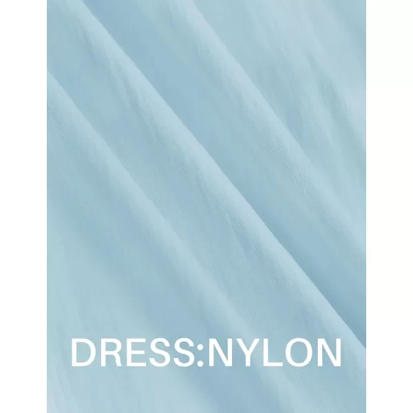 imageZESICA Womens 2024 Summer Sleeveless Midi Dress Casual Crewneck Drawstring Waist Flowy Long Dresses with PocketsBlue