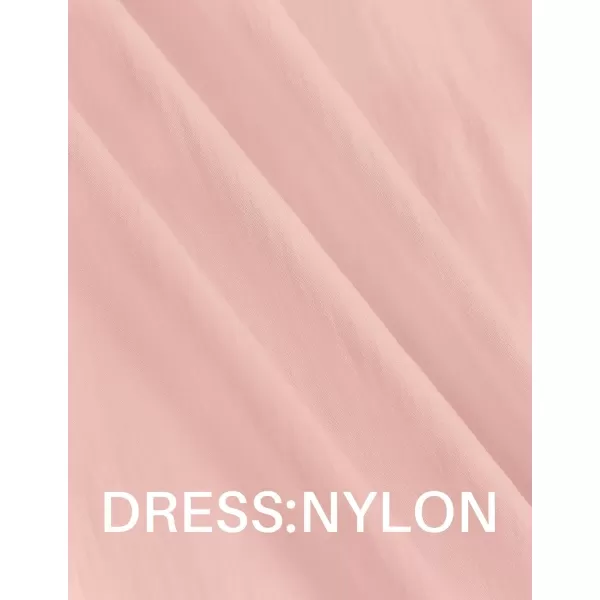imageZESICA Womens 2024 Summer Sleeveless Midi Dress Casual Crewneck Drawstring Waist Flowy Long Dresses with PocketsDusty Pink