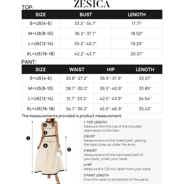 imageZESICA Womens 2024 Summer Two Piece Sets Casual Sleeveless Tank Top and A Line Flowy Maxi Skirt Vacation OutfitsApricot