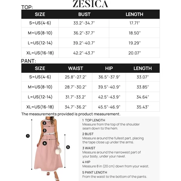 imageZESICA Womens 2024 Summer Two Piece Sets Casual Sleeveless Tank Top and A Line Flowy Maxi Skirt Vacation OutfitsDustypink