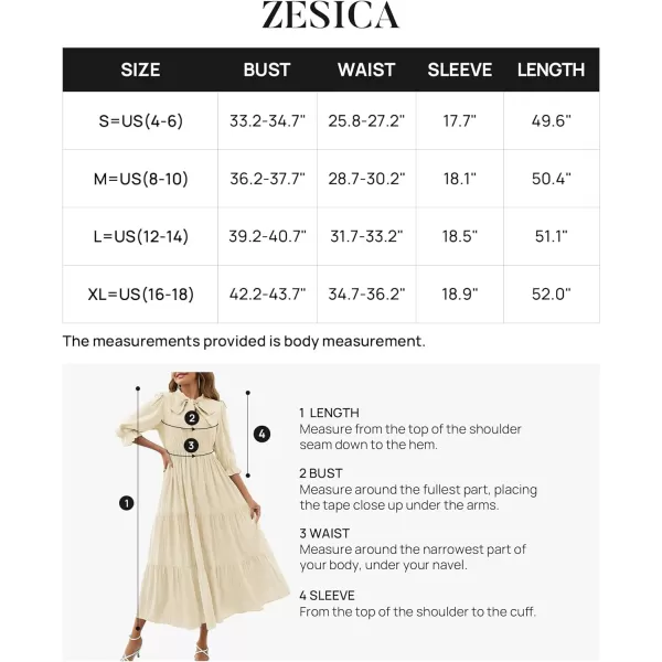 imageZESICA Womens Casual Half Sleeve Tie V Neck Elastic High Waist Solid Color Flowy Tiered A Line Beach Party Maxi DressApricot