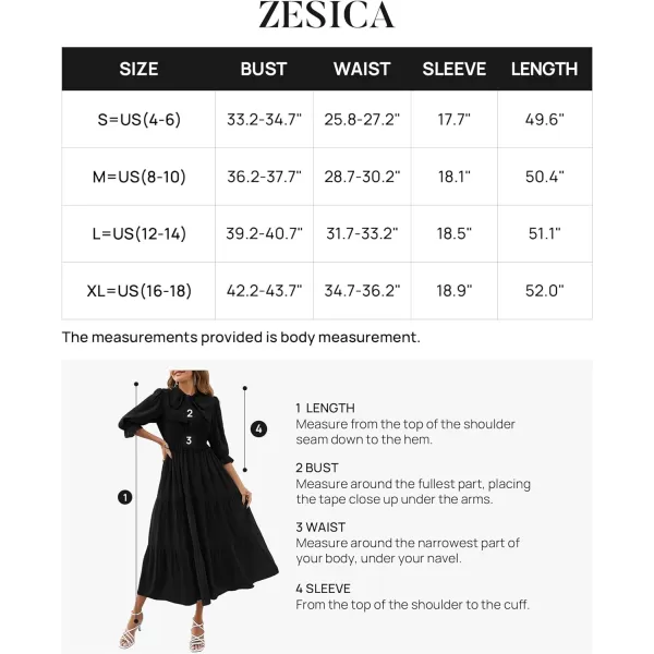 imageZESICA Womens Casual Half Sleeve Tie V Neck Elastic High Waist Solid Color Flowy Tiered A Line Beach Party Maxi DressBlack