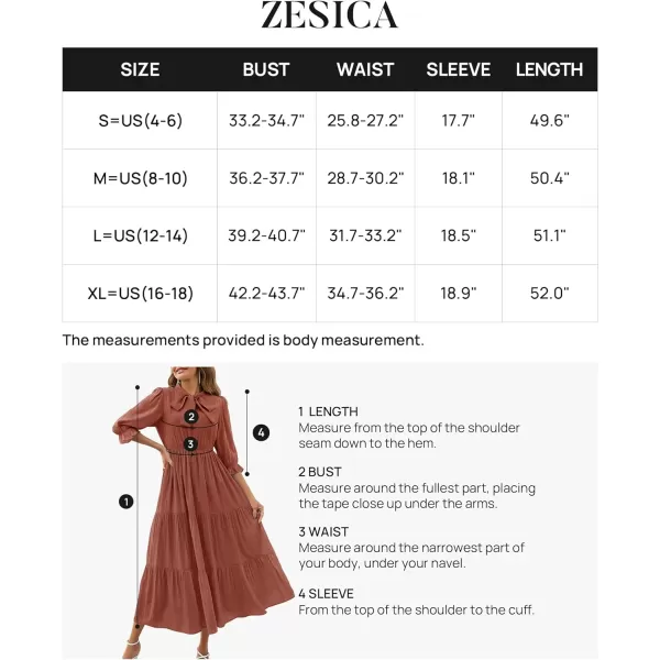 imageZESICA Womens Casual Half Sleeve Tie V Neck Elastic High Waist Solid Color Flowy Tiered A Line Beach Party Maxi DressBrickred