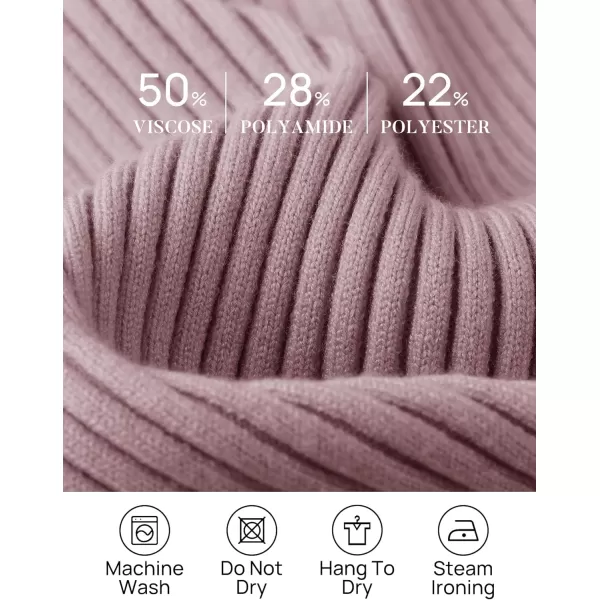 imageZESICA Womens Casual Long Sleeve Tops Square Neck Basic Shirts Fall Winter Slim Fitted Ribbed Knit SweatersTaro