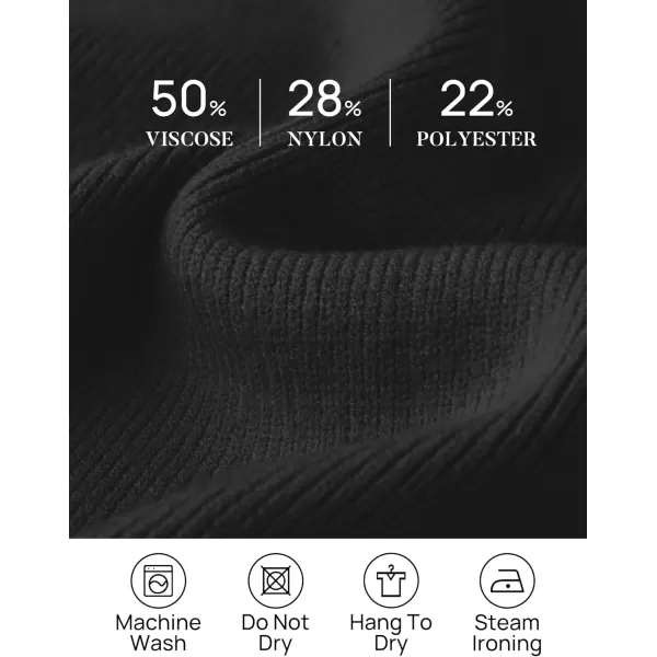 imageZESICA Womens Casual Loose Knitted Cardigan Long Sleeve Open Front Contrast Color Button Down Oversized Sweater CoatsBlack