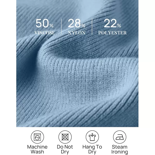 imageZESICA Womens Casual Loose Knitted Cardigan Long Sleeve Open Front Contrast Color Button Down Oversized Sweater CoatsBlue
