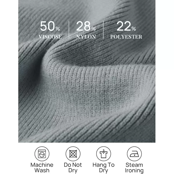 imageZESICA Womens Casual Loose Knitted Cardigan Long Sleeve Open Front Contrast Color Button Down Oversized Sweater CoatsGray