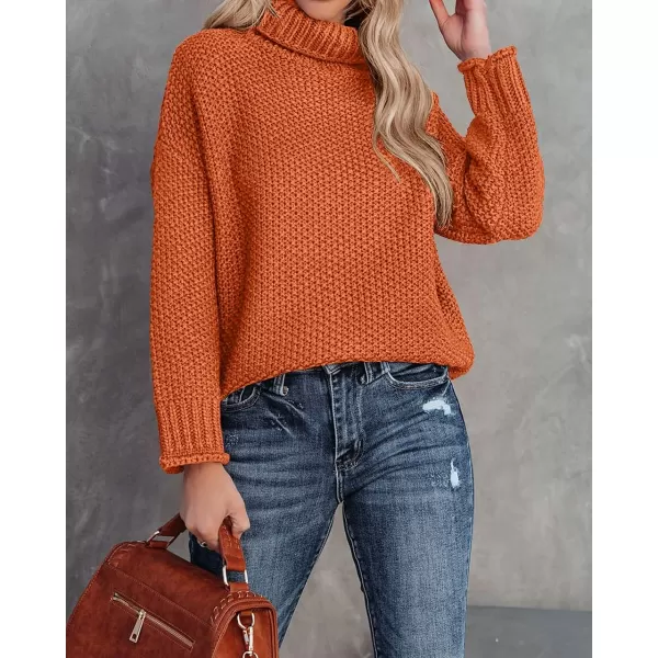 imageZESICA Womens Fall Long Sleeve Turtleneck Casual Loose Chunky Knitted Pullover Sweater Jumper TopsZESICA Womens Fall Long Sleeve Turtleneck Casual Loose Chunky Knitted Pullover Sweater Jumper Tops