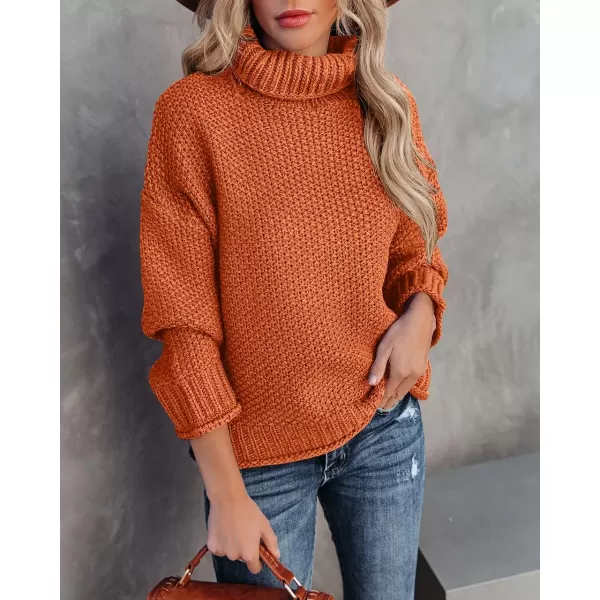 imageZESICA Womens Fall Long Sleeve Turtleneck Casual Loose Chunky Knitted Pullover Sweater Jumper TopsZESICA Womens Fall Long Sleeve Turtleneck Casual Loose Chunky Knitted Pullover Sweater Jumper Tops