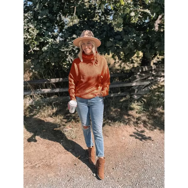 imageZESICA Womens Fall Long Sleeve Turtleneck Casual Loose Chunky Knitted Pullover Sweater Jumper TopsZESICA Womens Fall Long Sleeve Turtleneck Casual Loose Chunky Knitted Pullover Sweater Jumper Tops