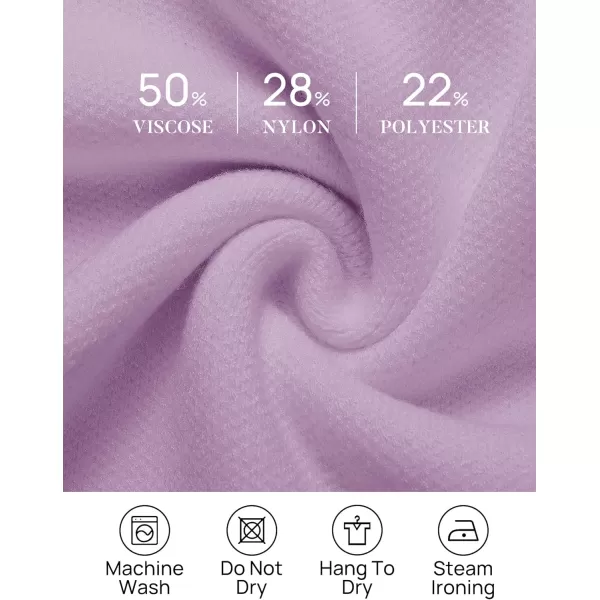 imageZESICA Womens Long Sleeve Open Front Lapel Oversized Knit Cardigan Sweater Coat Outerwear with PocketsPurple