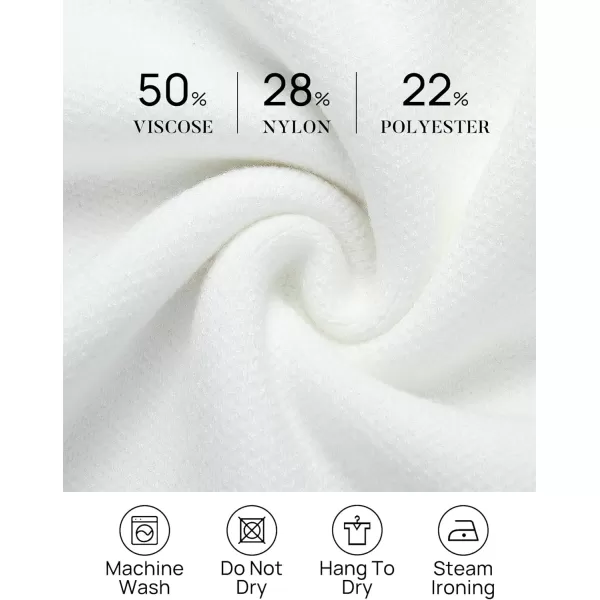 imageZESICA Womens Long Sleeve Open Front Lapel Oversized Knit Cardigan Sweater Coat Outerwear with PocketsWhite