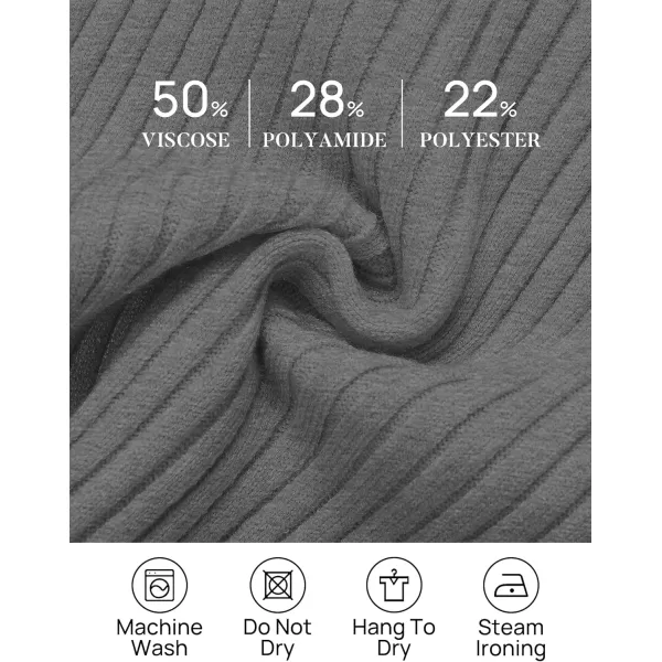 imageZESICA Womens Ribbed Tank Tops 2024 Summer Sleeveless High Neck Casual Slim Fitted Basic Knit ShirtsGrey
