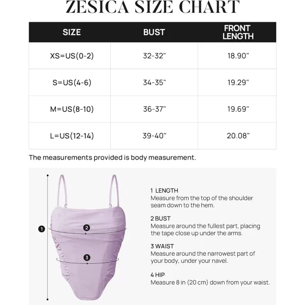imageZESICA Womens Sexy Bustier Crop Top Spaghetti Straps Backless Y2k Club Party Cami Corset TopsPurple