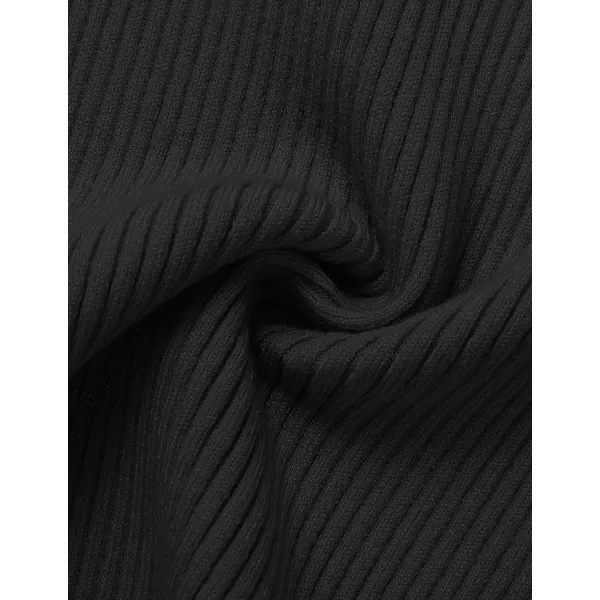 imageZESICA Womens Short Sleeve Crewneck Ribbed Knit Slim Fit T Shirt 2023 Summer Basic Solid Color Tee TopsBlack