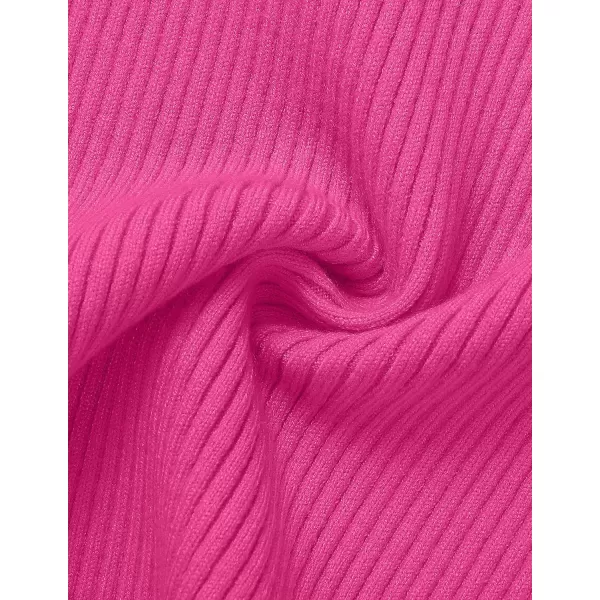 imageZESICA Womens Short Sleeve Crewneck Ribbed Knit Slim Fit T Shirt 2023 Summer Basic Solid Color Tee TopsRose