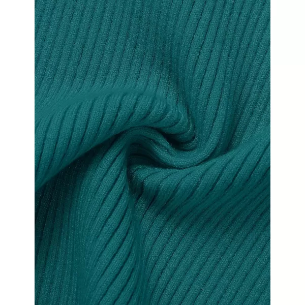 imageZESICA Womens Short Sleeve Crewneck Ribbed Knit Slim Fit T Shirt 2023 Summer Basic Solid Color Tee TopsTeal