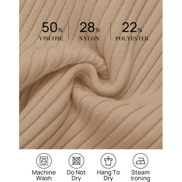 imageZESICA Womens Short Sleeve Square Neck Color Block T Shirt 2024 Summer Slim Fit Ribbed Knit Basic Tee TopsToffee