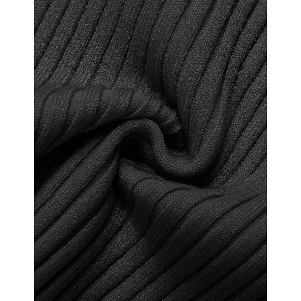 imageZESICA Womens Short Sleeve Square Neck T Shirts 2024 Summer Slim Fitted Ribbed Knit Basic Casual Tee TopsBlack