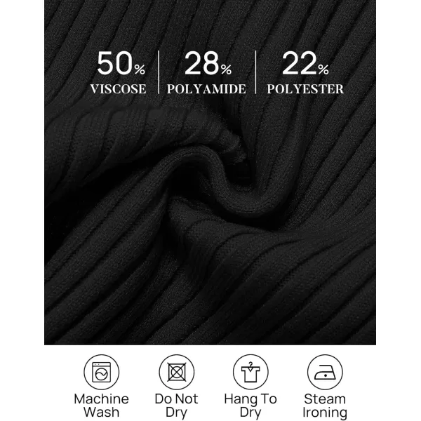 imageZESICA Womens Sleeveless Tank Tops Summer Scoop Neck Ribbed Knit Slim Fitted Casual Basic Tee ShirtsBlack