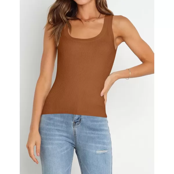 imageZESICA Womens Sleeveless Tank Tops Summer Scoop Neck Ribbed Knit Slim Fitted Casual Basic Tee ShirtsZESICA Womens Sleeveless Tank Tops Summer Scoop Neck Ribbed Knit Slim Fitted Casual Basic Tee Shirts