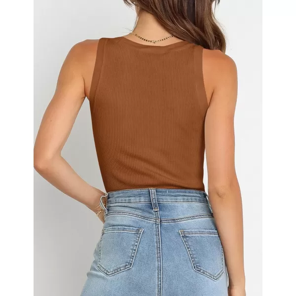 imageZESICA Womens Sleeveless Tank Tops Summer Scoop Neck Ribbed Knit Slim Fitted Casual Basic Tee ShirtsZESICA Womens Sleeveless Tank Tops Summer Scoop Neck Ribbed Knit Slim Fitted Casual Basic Tee Shirts
