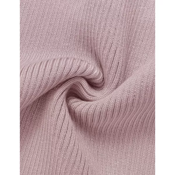 imageZESICA Womens Summer Bodycon Sweater Dress Sleeveless Crew Neck Cut Out Contrast Color Side Slit Pencil DressesPurple
