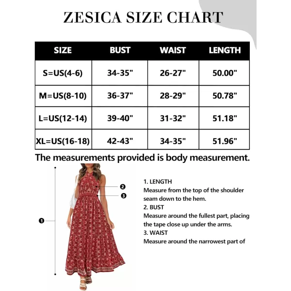 imageZESICA Womens Summer Crossover Halter Neck Sleeveless Plaid Cut Out Backless Flowy A Line Maxi DressLycheered