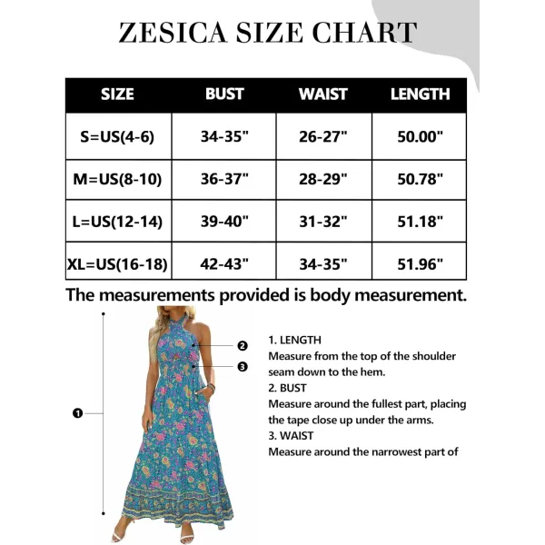 imageZESICA Womens Summer Crossover Halter Neck Sleeveless Plaid Cut Out Backless Flowy A Line Maxi DressVintagegreen
