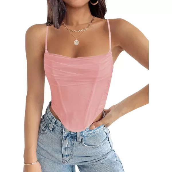 imageZESICA Womens Sexy Bustier Crop Top Spaghetti Straps Backless Y2k Club Party Cami Corset TopsZESICA Womens Sexy Bustier Crop Top Spaghetti Straps Backless Y2k Club Party Cami Corset Tops