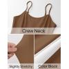imageZESICA Womens Spaghetti Strap Maxi Dress 2025 Summer Sleeveless Color Block A Line Flowy Party DressesBrown