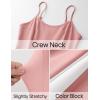 imageZESICA Womens Spaghetti Strap Maxi Dress 2025 Summer Sleeveless Color Block A Line Flowy Party DressesPink