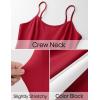imageZESICA Womens Spaghetti Strap Maxi Dress 2025 Summer Sleeveless Color Block A Line Flowy Party DressesRed